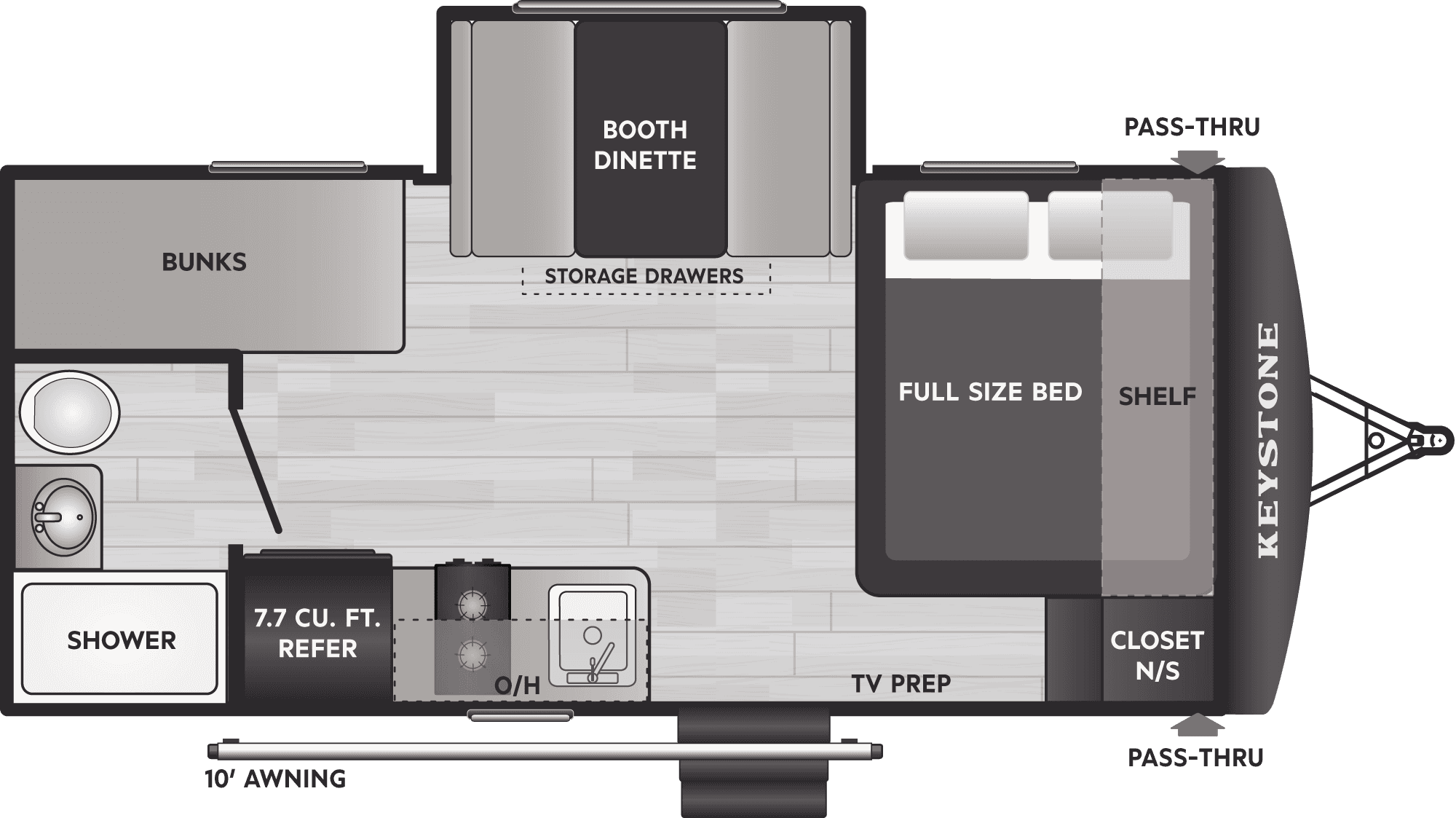2024 Keystone RV 2024 Keystone RV Hideout Sport Single Axle - thumbnail 2