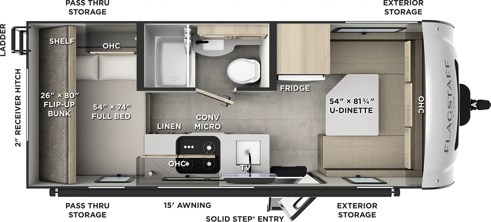 2025 Forest River 2025 Forest River Flagstaff E-Pro - thumbnail 2