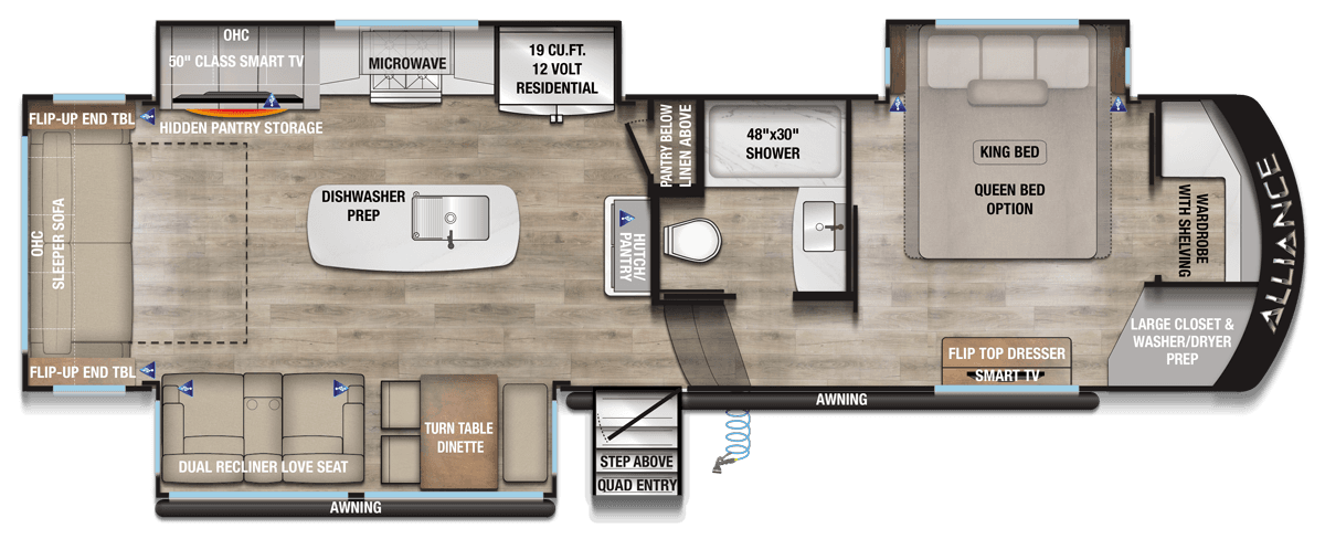 2026 Alliance RV 2026 Alliance RV Paradigm - thumbnail 2