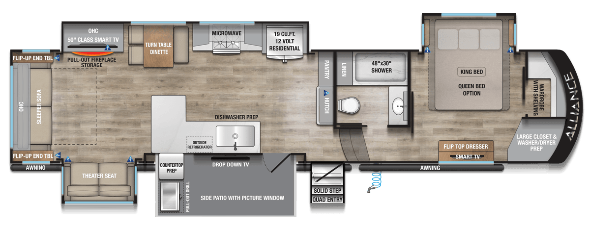 2026 Alliance RV 2026 Alliance RV Paradigm - thumbnail 2