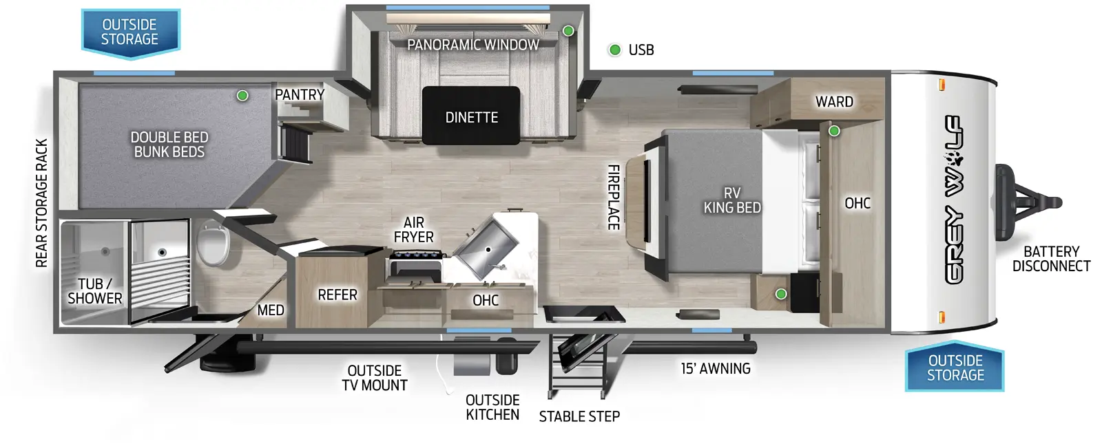 2026 Forest River 2026 Forest River Cherokee Grey Wolf - image 1