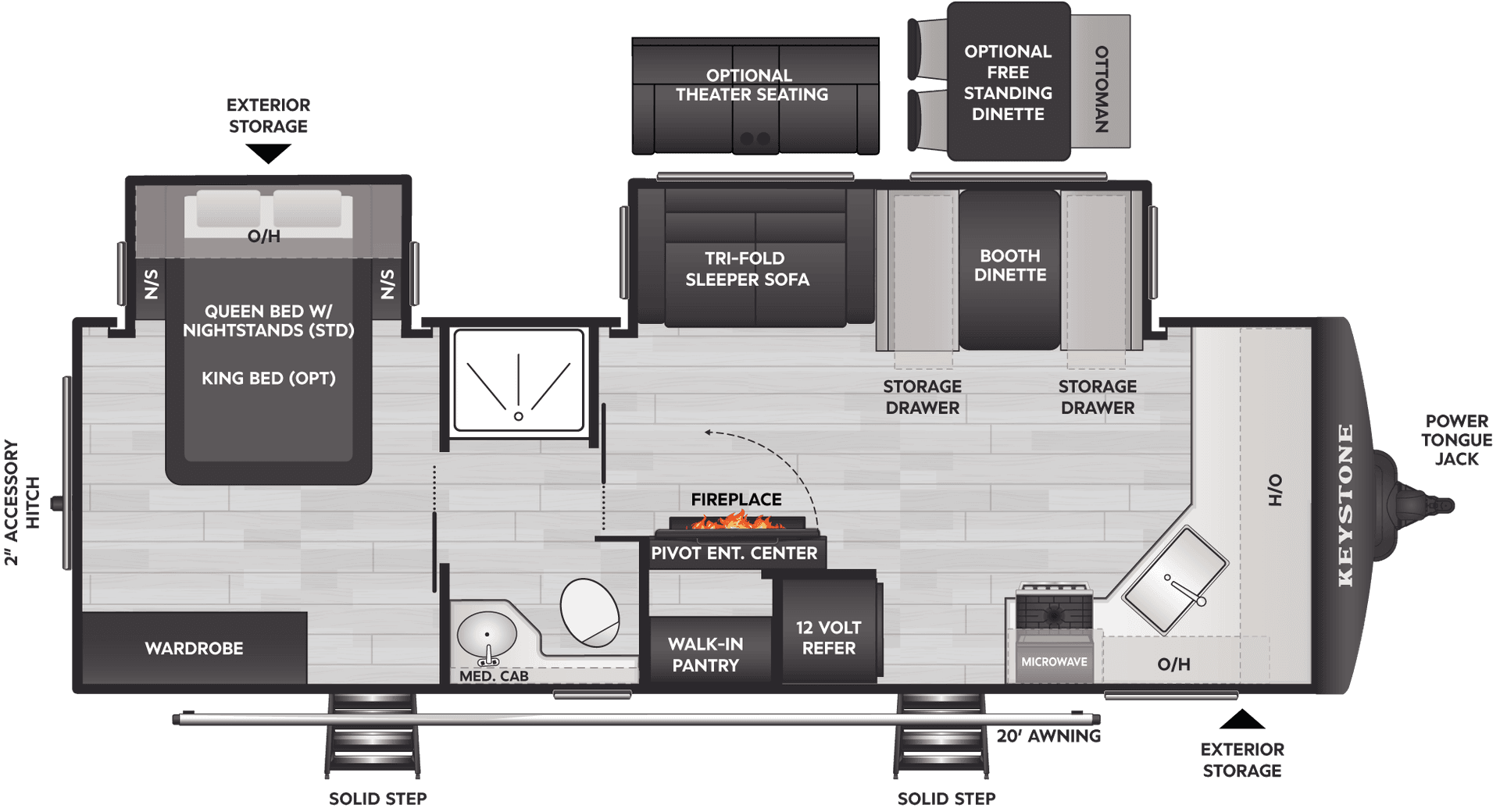 2026 Keystone RV 2026 Keystone RV Cougar Half-Ton - thumbnail 2