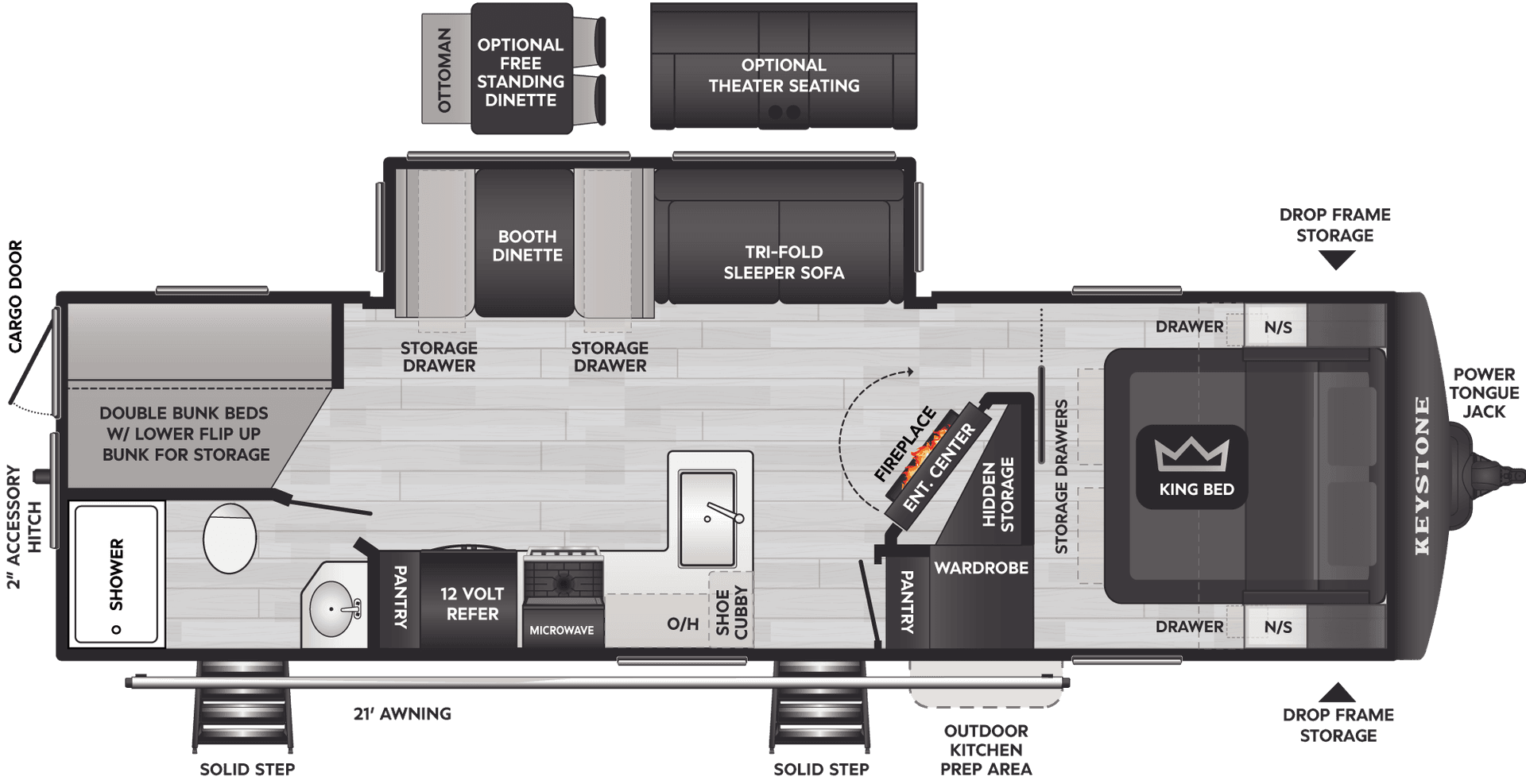 2026 Keystone RV 2026 Keystone RV Cougar Half-Ton - thumbnail 2