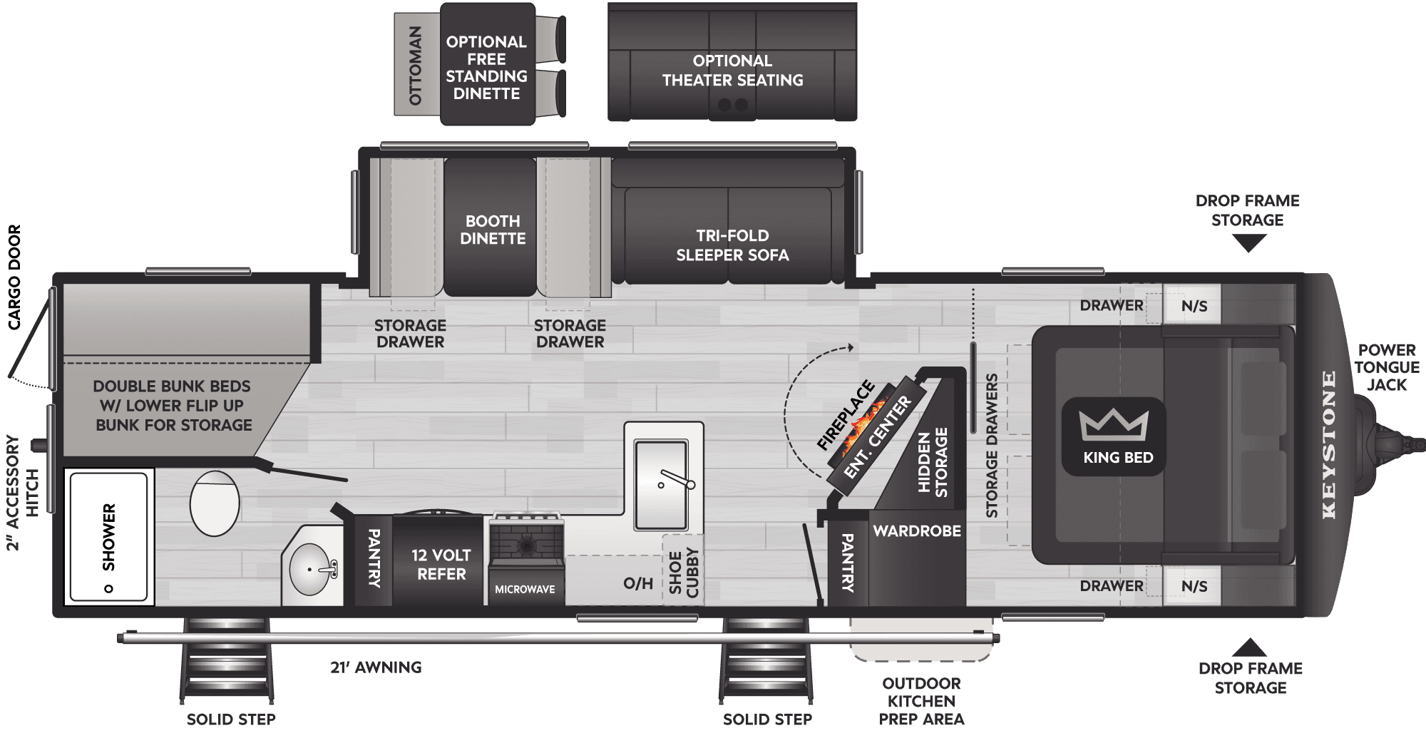 2026 Keystone RV 2026 Keystone RV Cougar Half-Ton - thumbnail 2