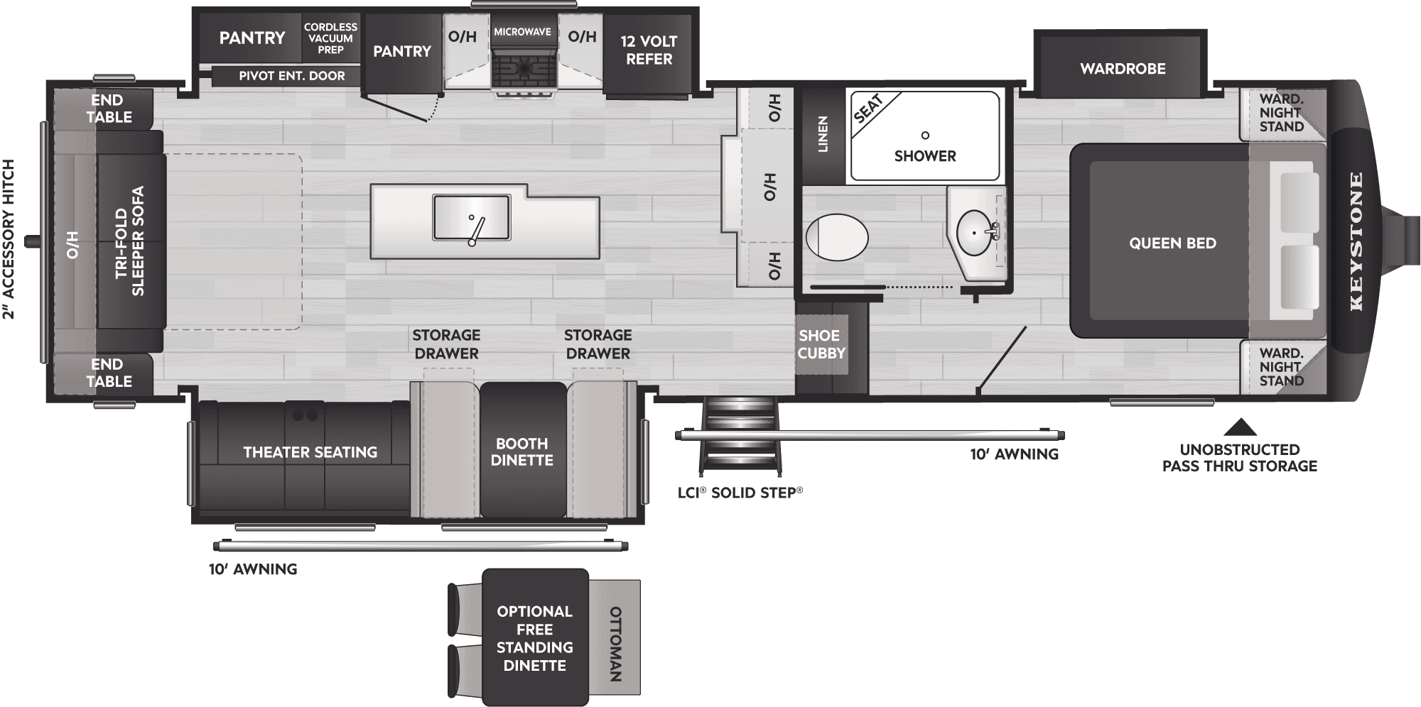 2026 Keystone RV 2026 Keystone RV Cougar Half-Ton - thumbnail 2