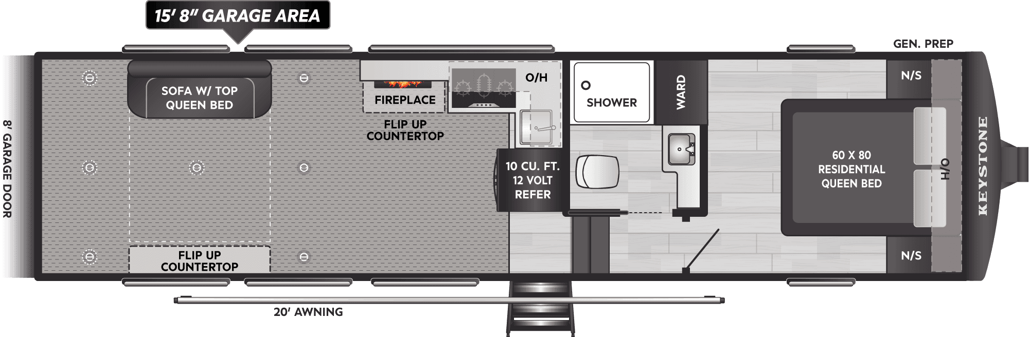 2026 Keystone RV 2026 Keystone RV Raptor Carbon Series - thumbnail 2